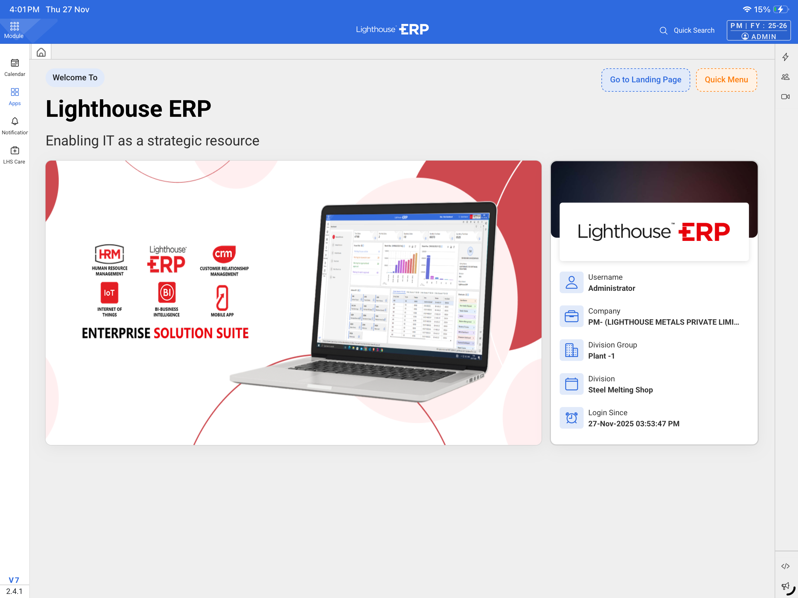 LighthouseErp v7