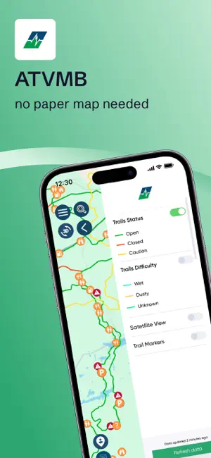ATV Manitoba Trails Map screenshot 2