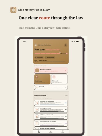 Ohio Notary Public Exam iPad screenshot