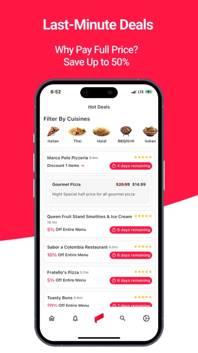 OfferBite - Restaurant Deals Screenshot
