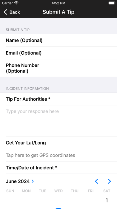 Saginaw County Sheriff Screenshot
