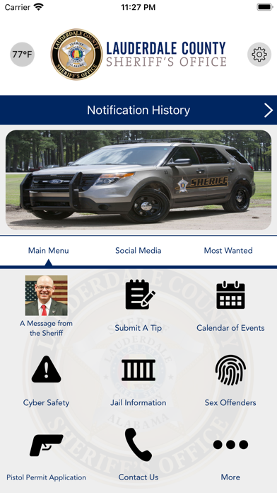 Lauderdale County Sheriff AL Screenshot