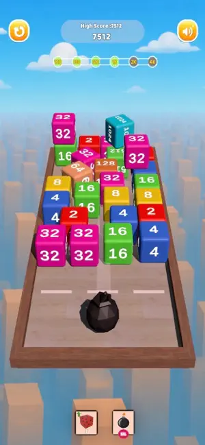 Chain Cube 2048 : Merge Number screenshot 4