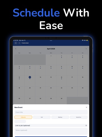Contrack: Job Costing iPad screenshot
