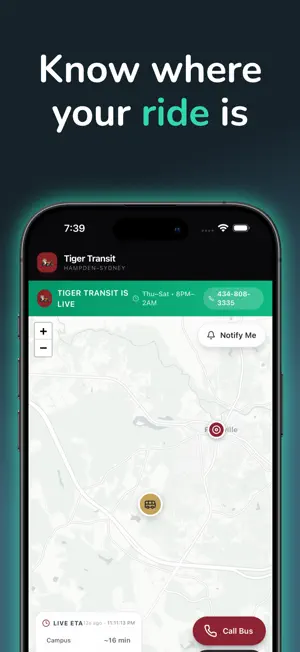 TigerTransit screenshot 1