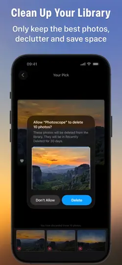 Скриншот Photoscope: Best Photo Picker на iPhone 5