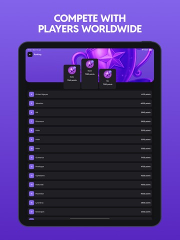 Rawe - Movies & Words Puzzle iPad screenshot 4
