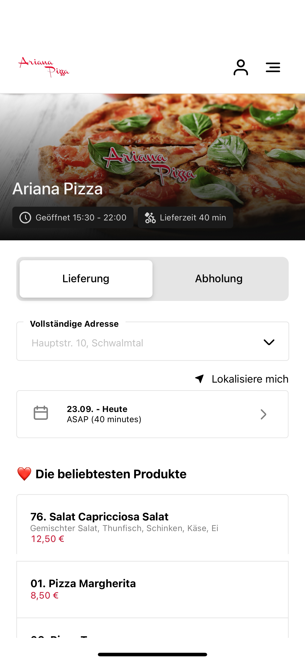 Ariana Pizza screenshot 3