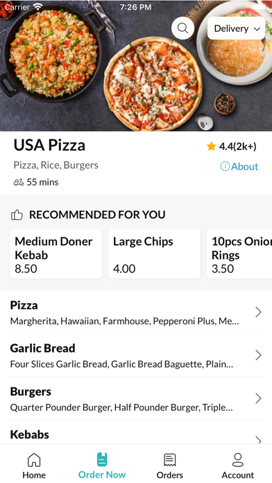 USA Pizza Screenshot