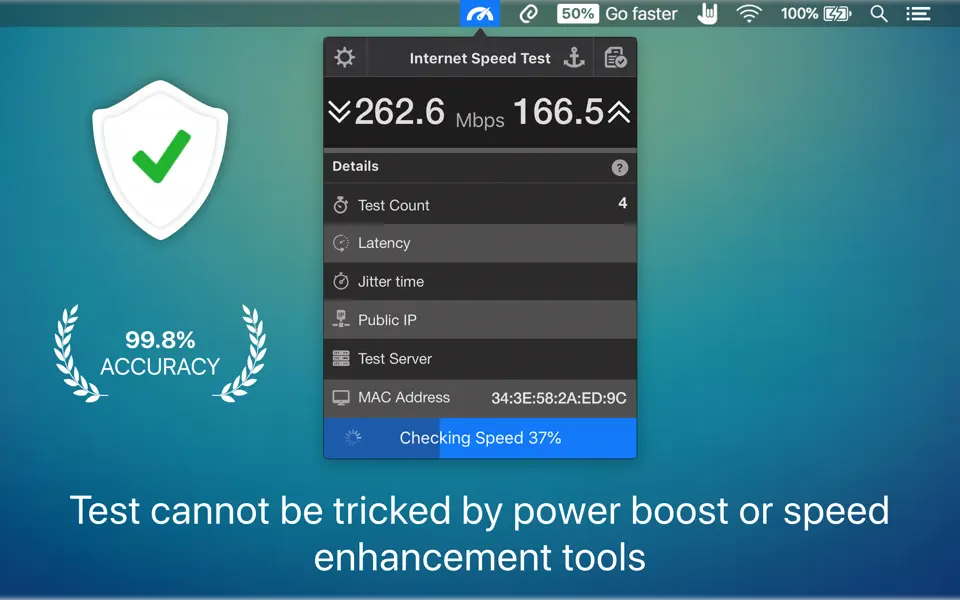 Screenshot 1 of Internet Speed Test 4.4