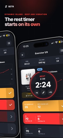 SETR: Gym Workout Tracker Screenshot 2 of 10