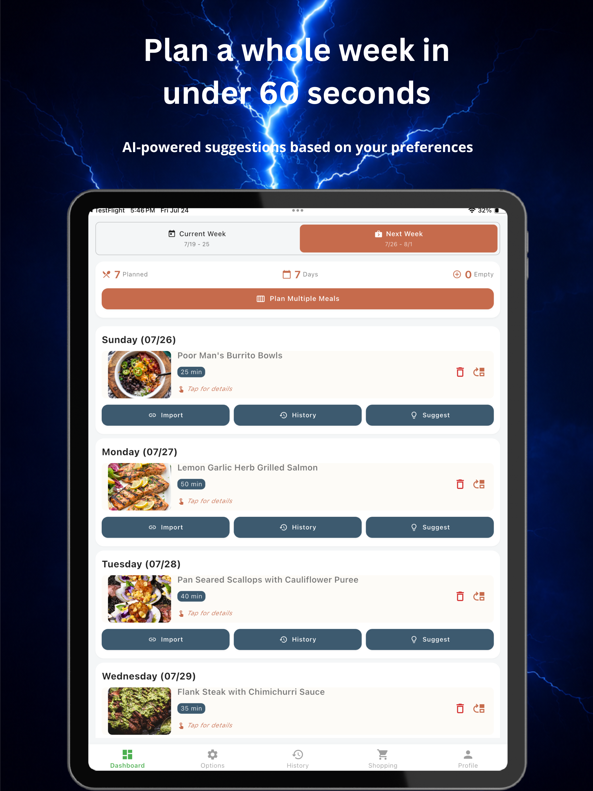 LightningMealPlans: AI Planner screenshot 8