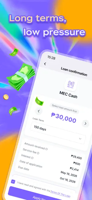 MEC Cash-loan&loan app quickly iPhone screenshot 2
