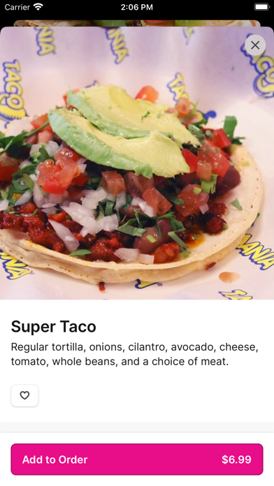 Taco Mania To Go iPhone screenshot 4 - Food & Drink app