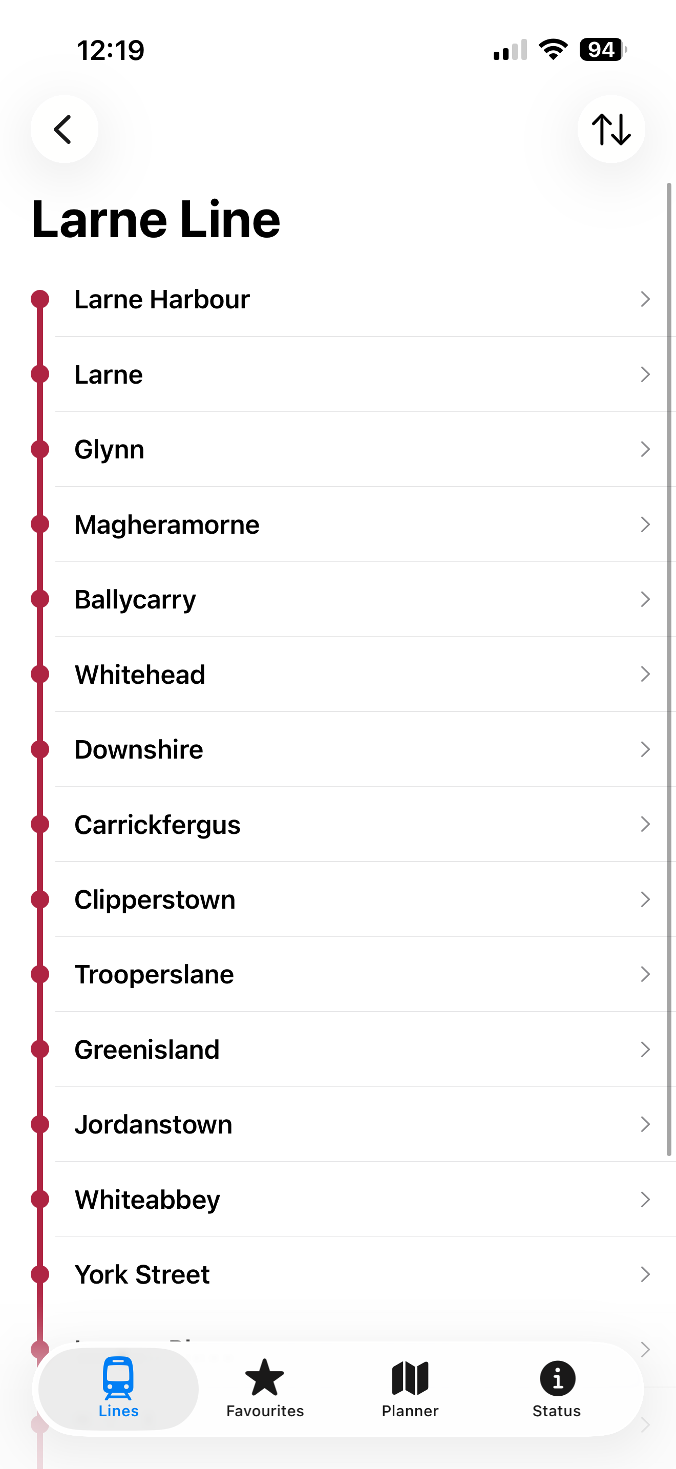 Station Stats NI screenshot 2