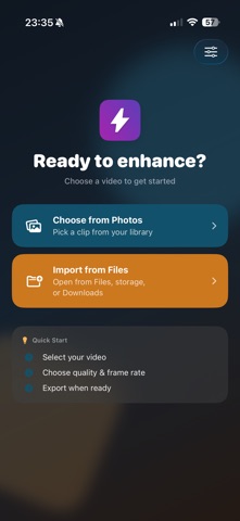 Smoothie: AI Video Enhancer screenshot