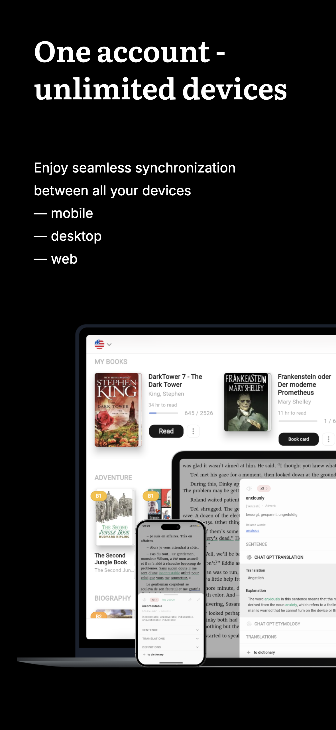 Linga: Read & Learn Languages screenshot 8