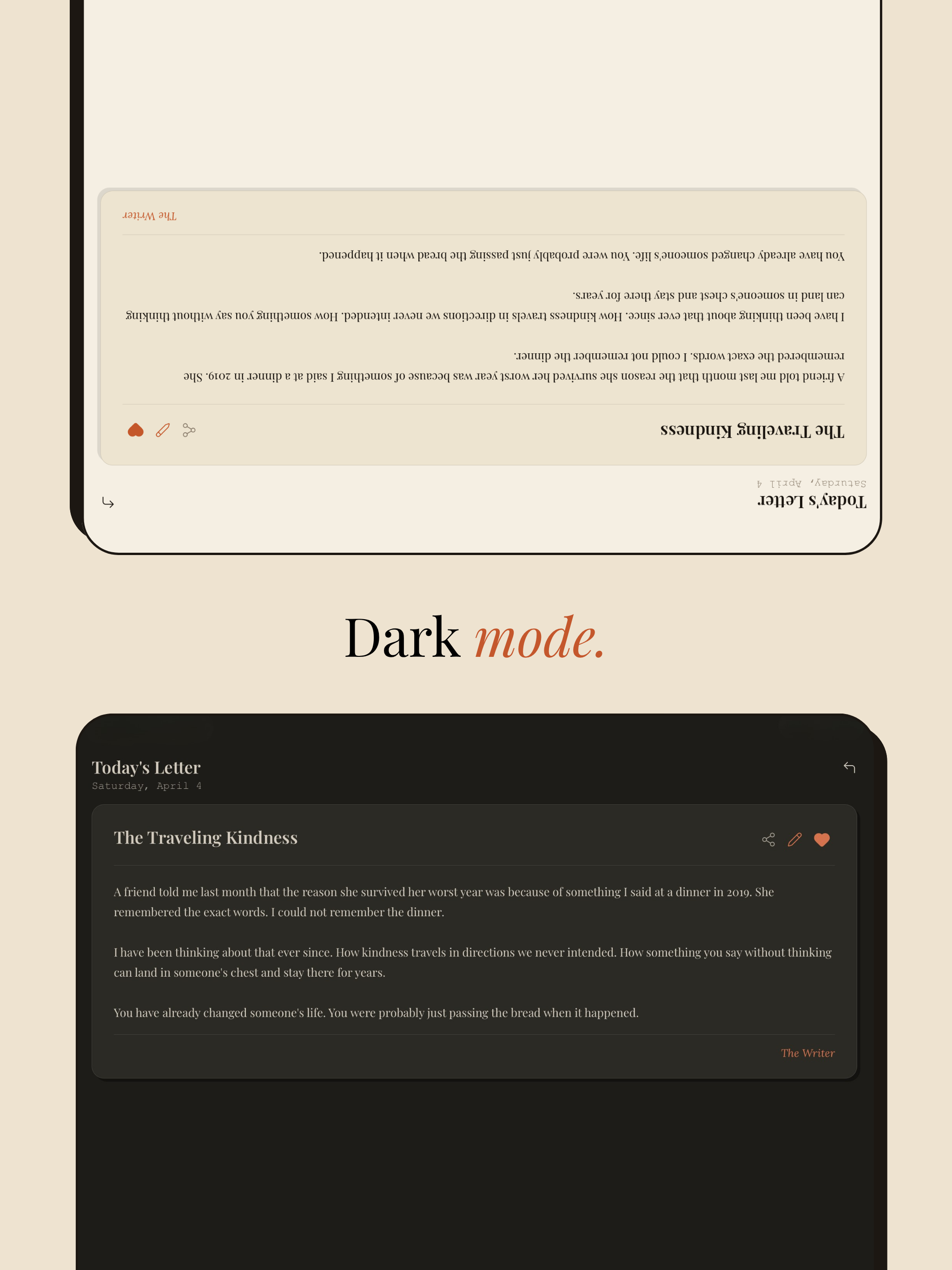 Thereafter: Letter Journal