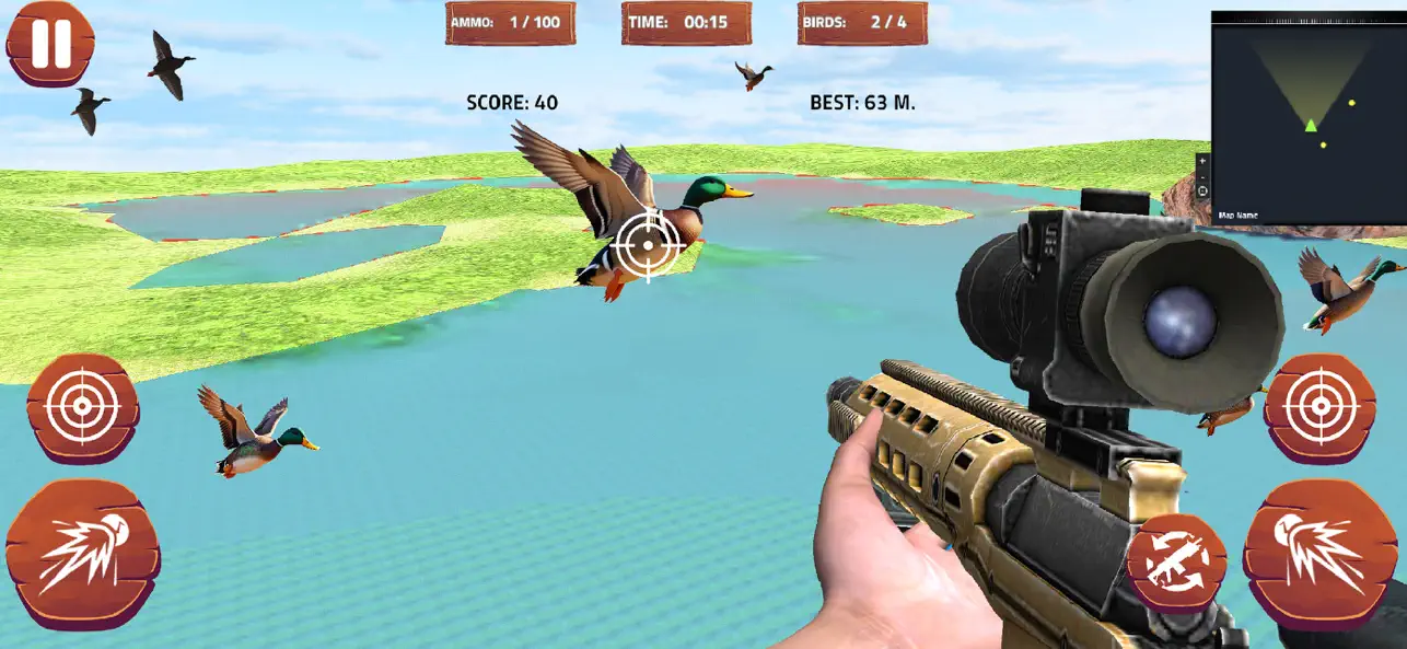 Screenshot #3 pour Jeu de chasse au faisan 3D