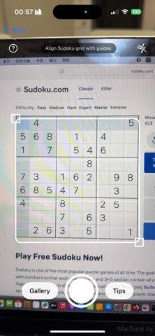 Sudoku Camera Solver Screenshot 2 of 4