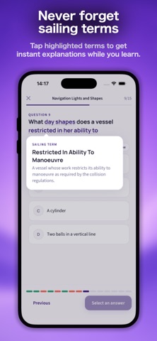 SailQuiz: Sailing Exam Prep Screenshot 4 of 10