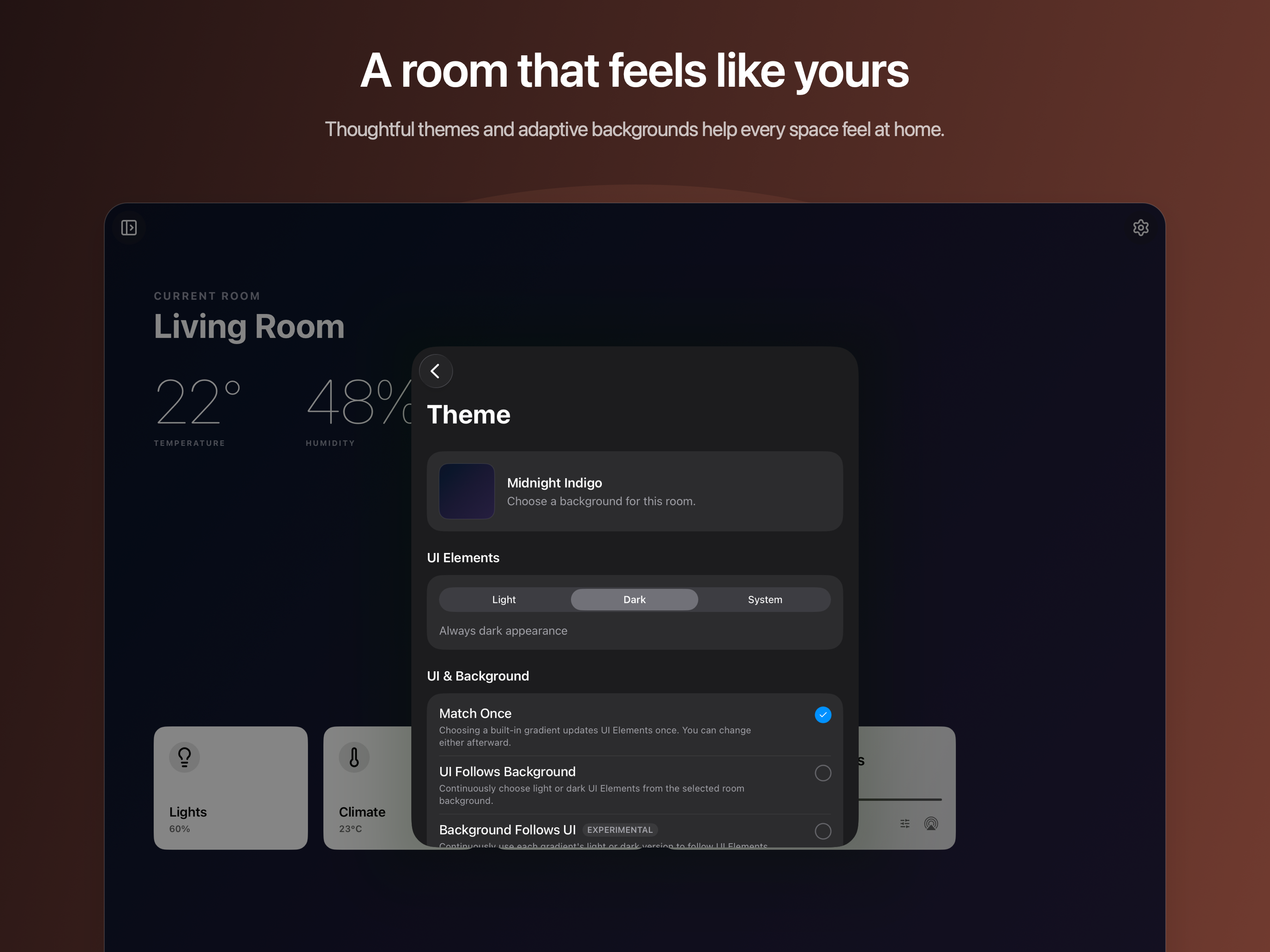 Hearth Smart Home Dashboard screenshot 2