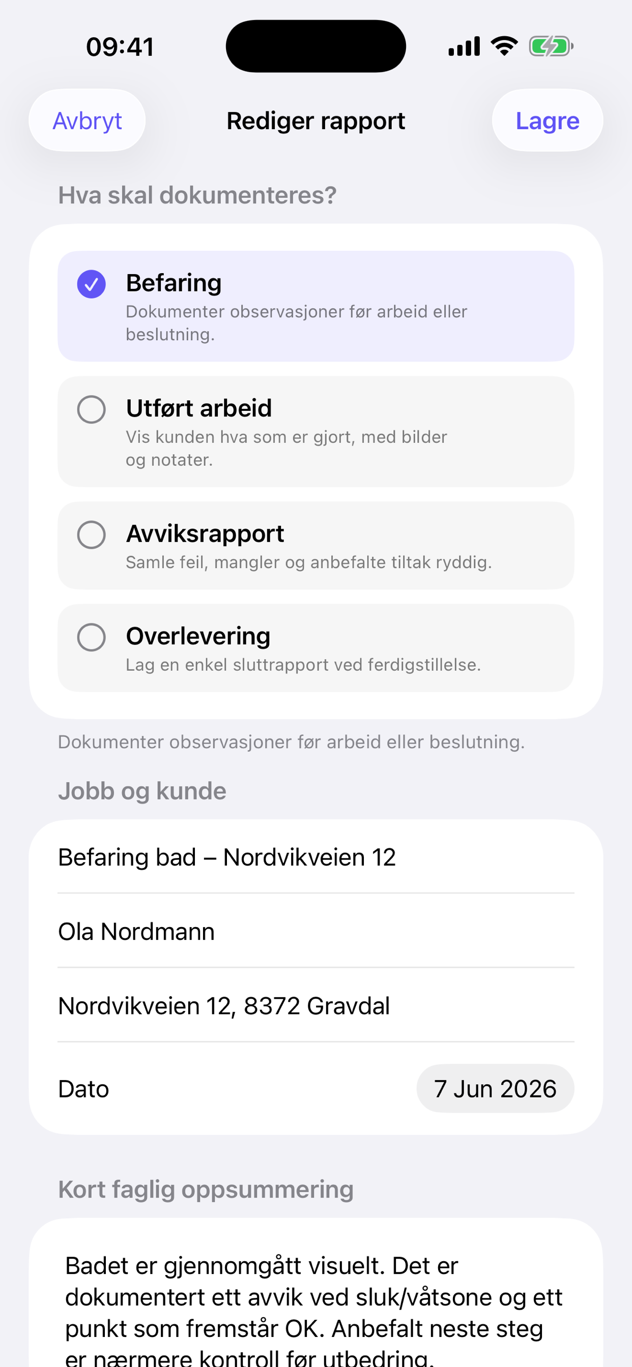 Befaring Pro screenshot 3