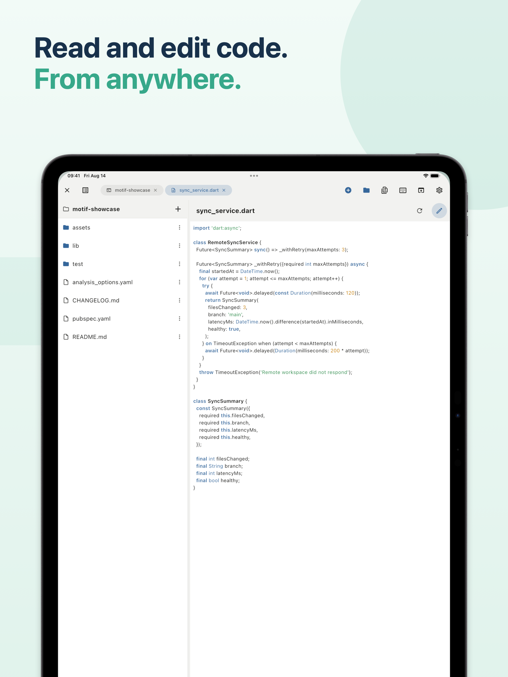 Motif - SSH & Codex screenshot 17