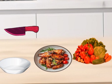 Chicken Wings Food Maker iPad screenshot