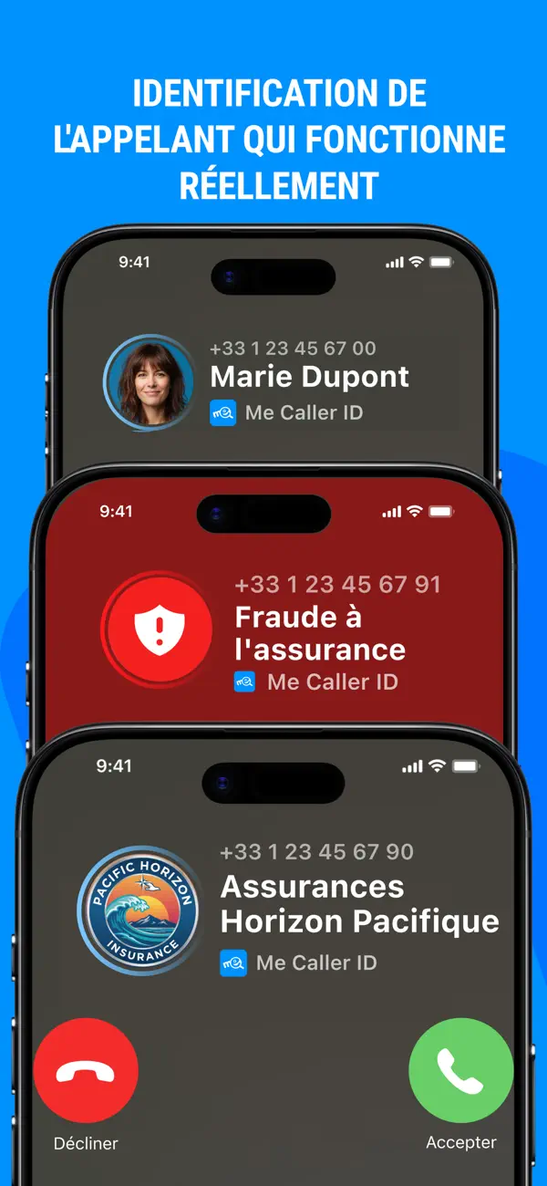Screenshot #1 pour Me - Identification Anti-spam