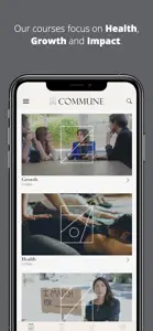 Commune: Life-Changing Courses screenshot #2 for iPhone