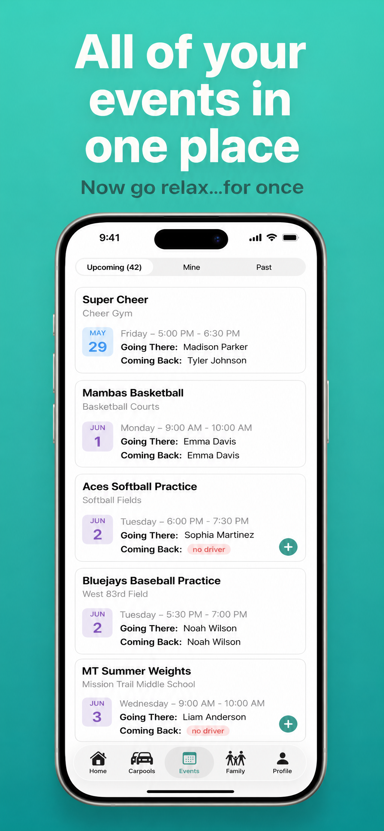 Carpoolio: Carpool Scheduler screenshot 6