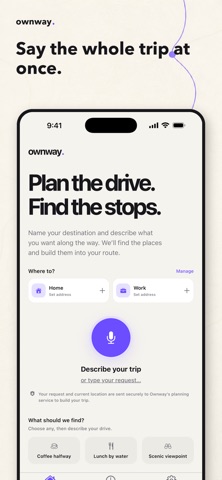 ownway - Route & Stop Planner Screenshot 1 of 8