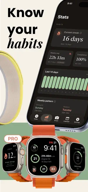 22 Hours: Aligner Tracker screenshot 2