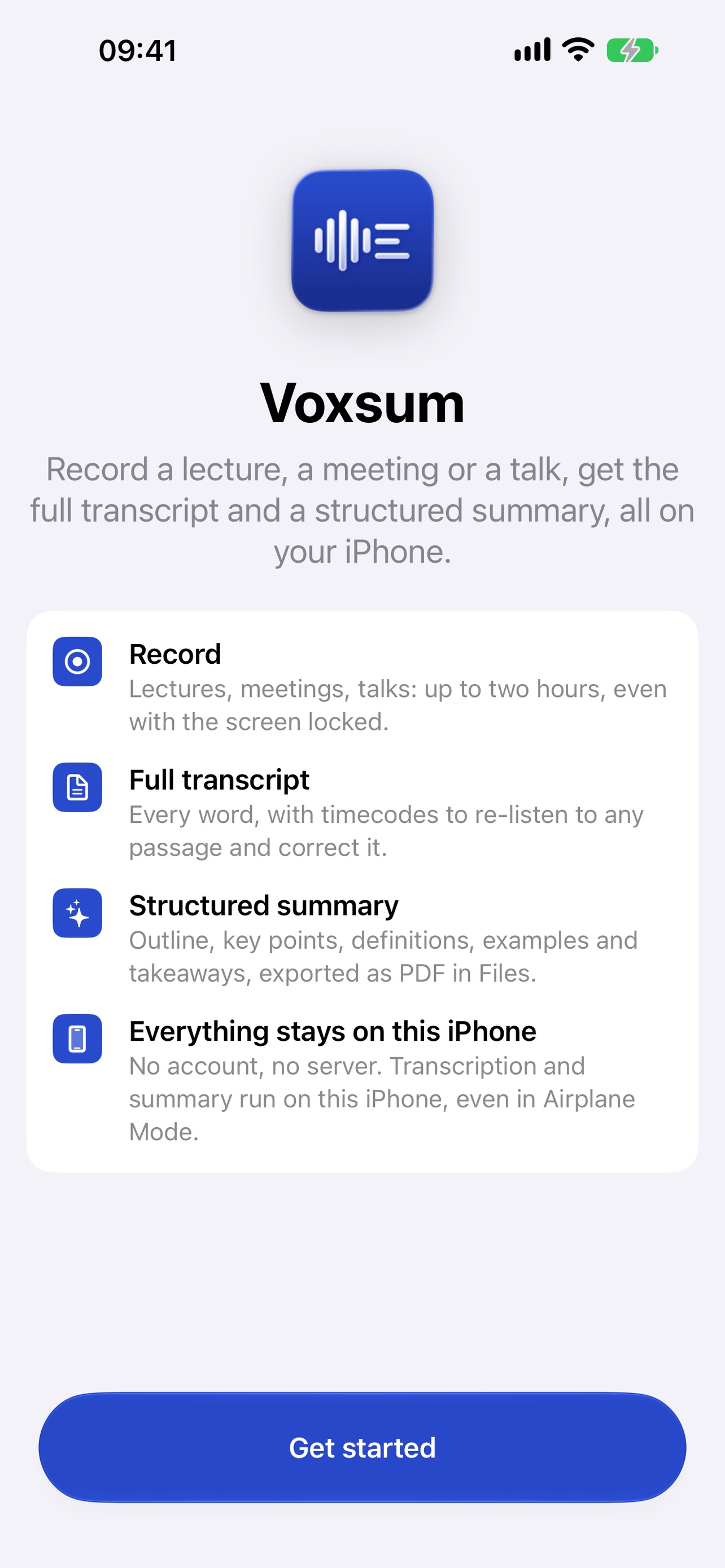 Screenshot 1 of Voxsum