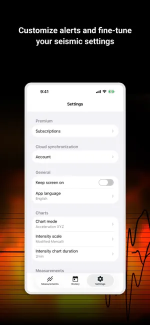 Vibration meter - Seismometer screenshot 4