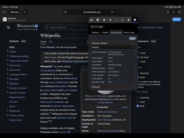 Web DevTools+ iPad screenshot 4