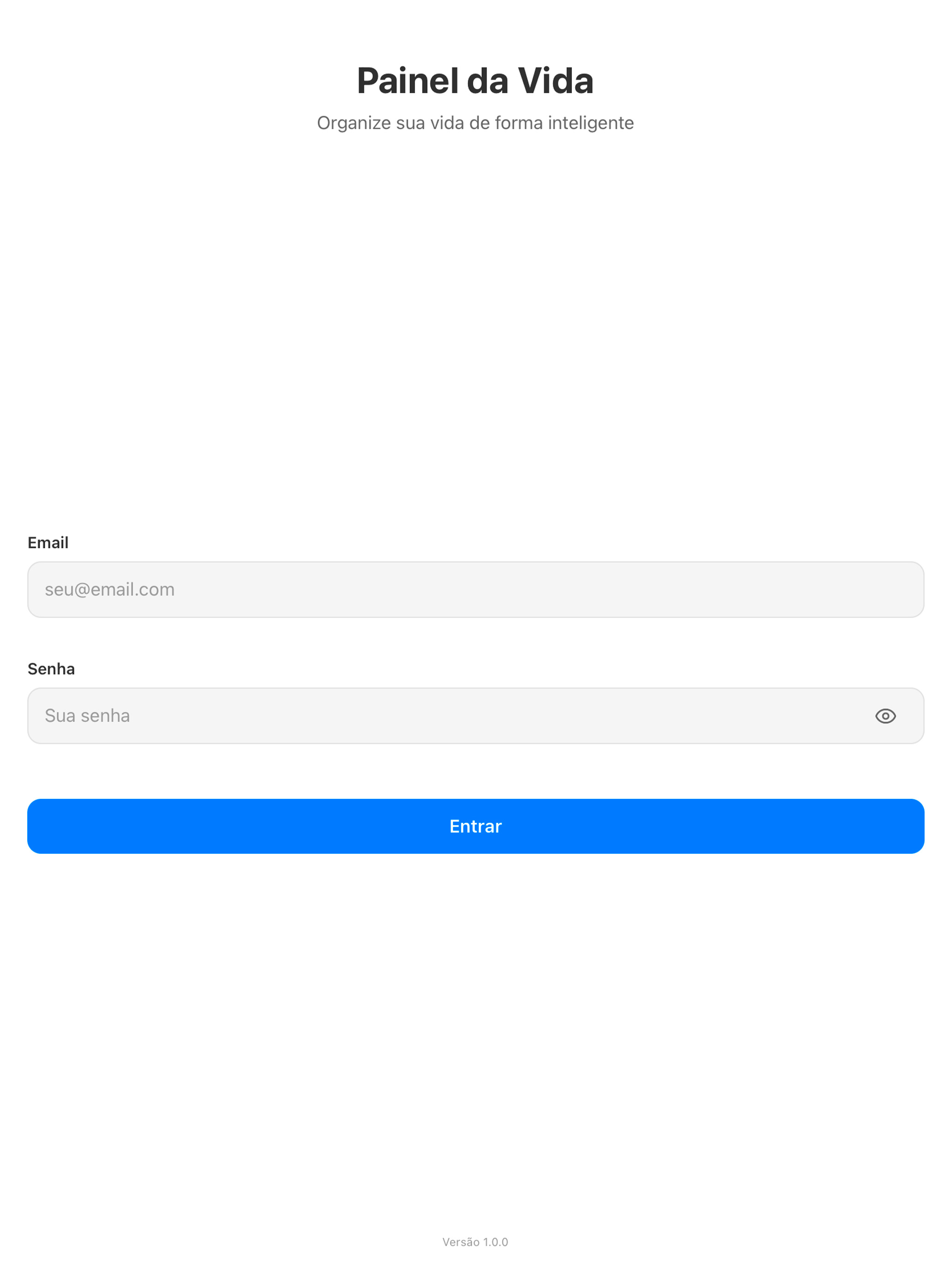 Painel da Vida App