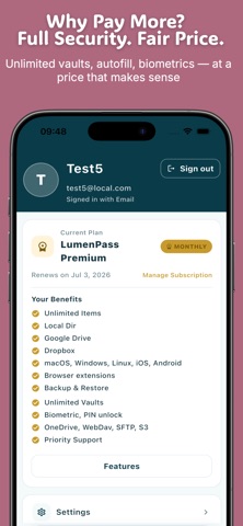 LumenPass Password Manager Screenshot 8 of 8