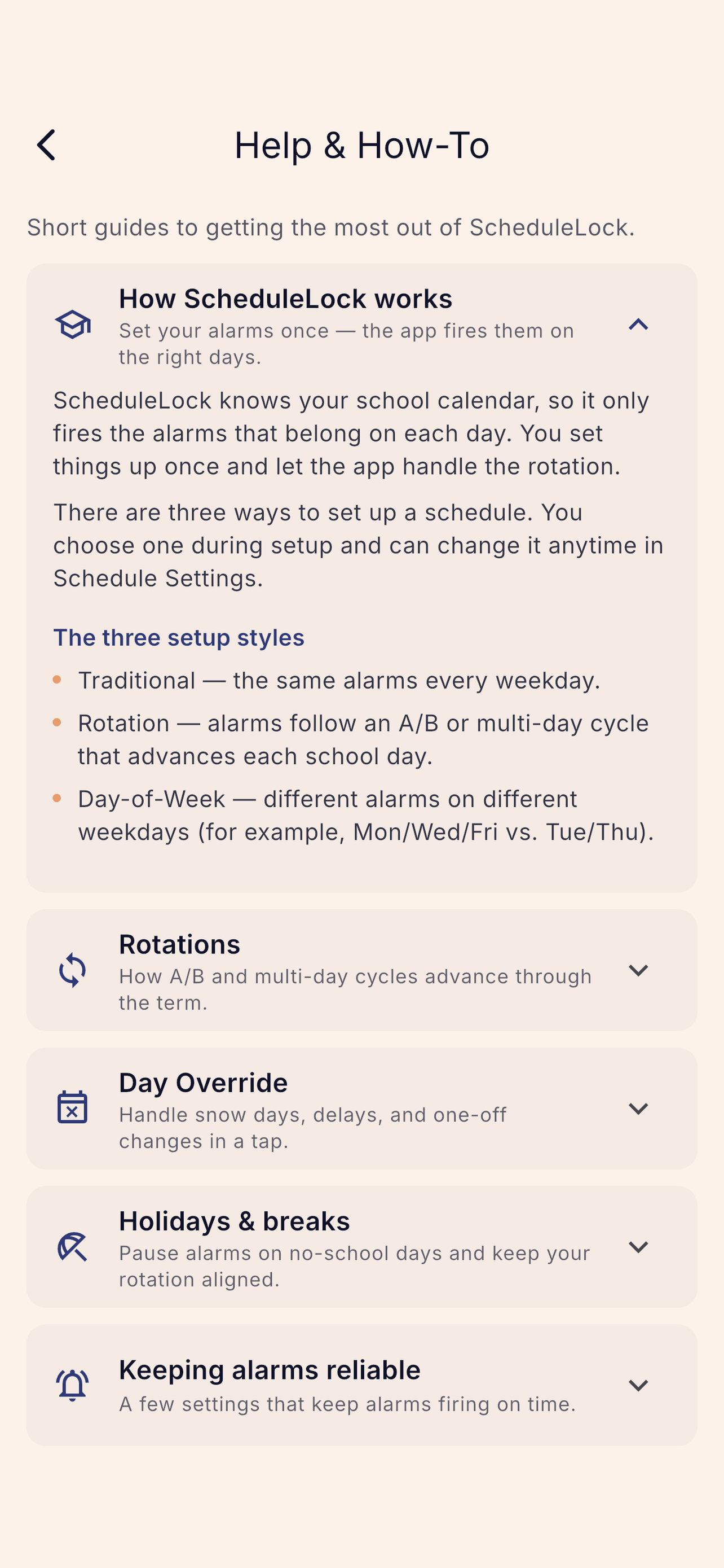 ScheduleLock: Teacher Alarms screenshot 10