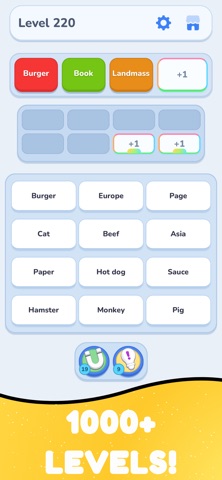 Sort The Words - Associations iPhone screenshot