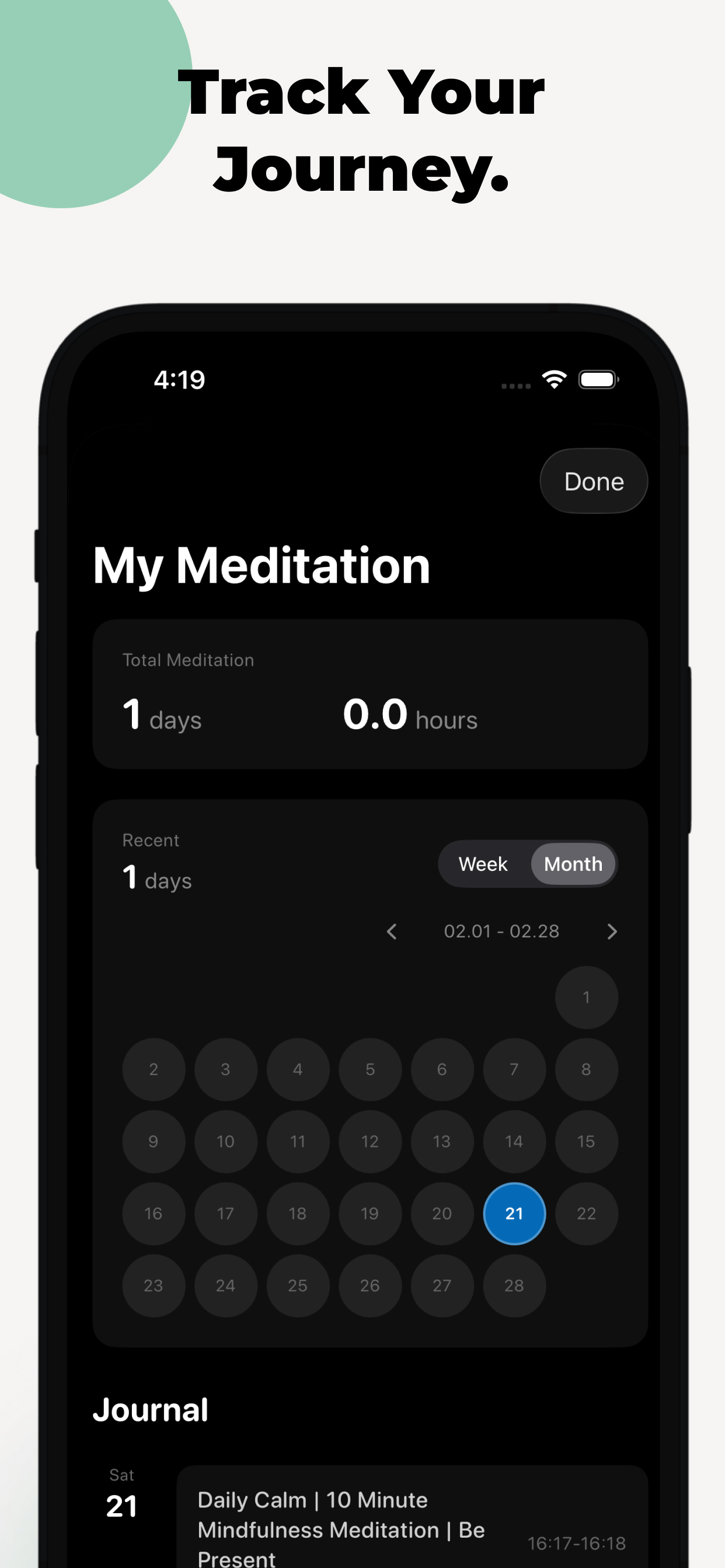 Meditation: Silence & Tranquil