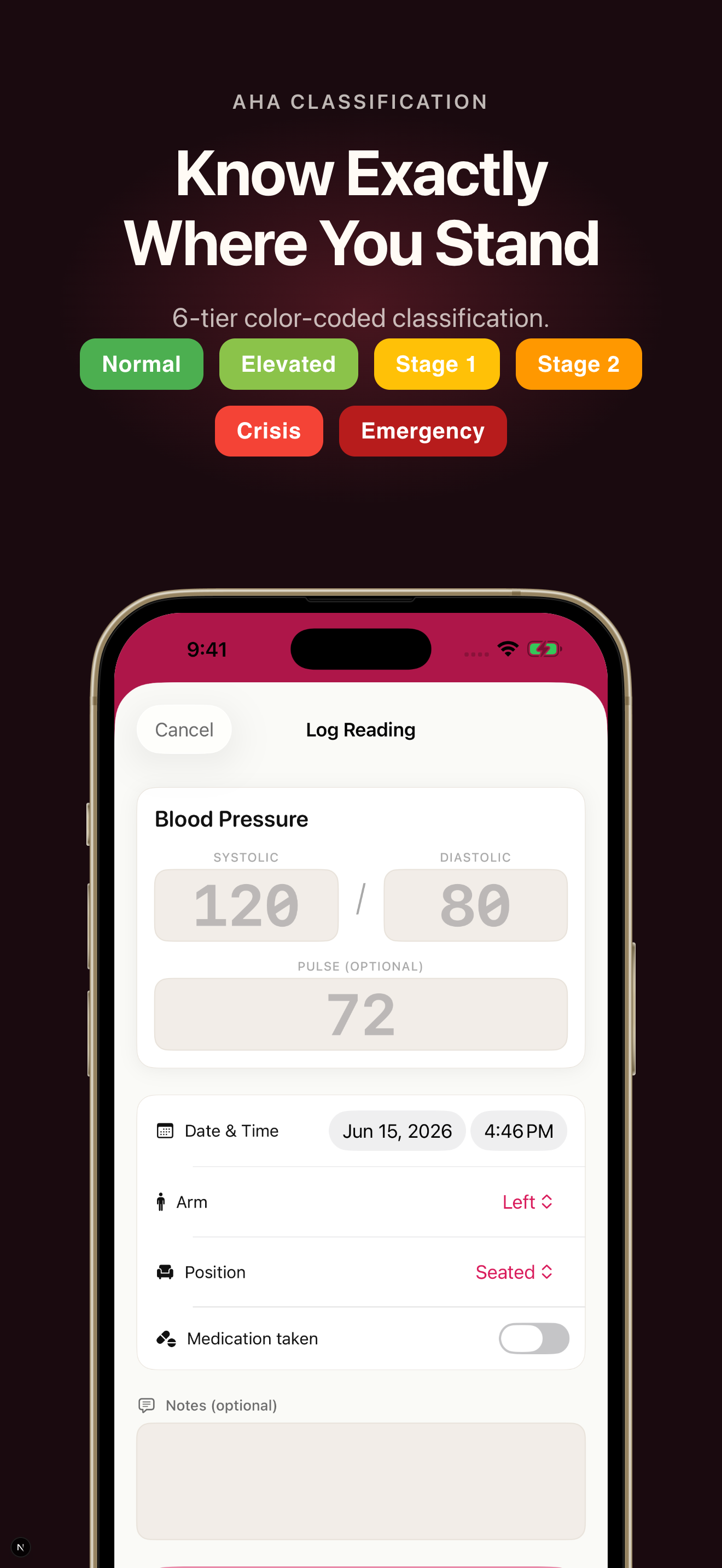 Blood Pressure Tracker - Pulse screenshot 3