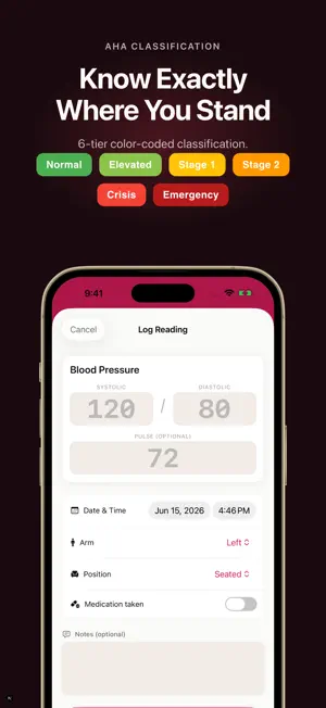 Blood Pressure Tracker - Pulse screenshot 3