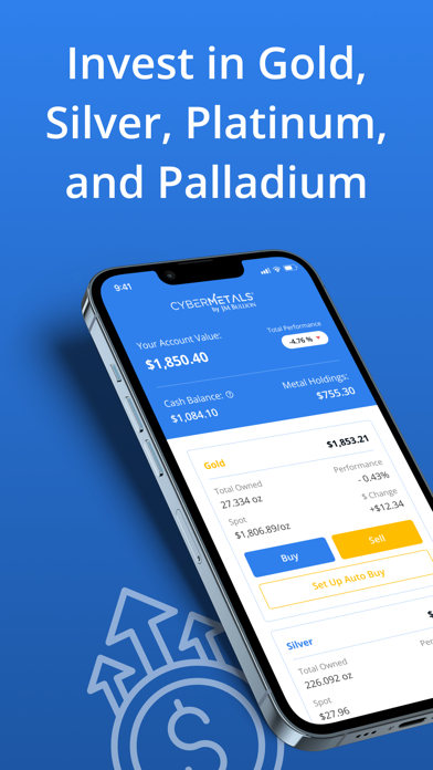CyberMetals: Buy Gold & Silver Screenshot