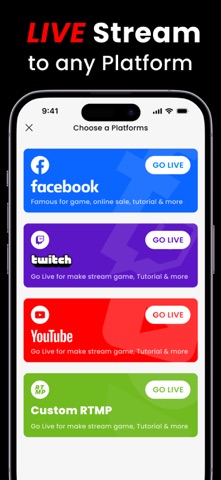 Live Recorder: Record Screen Screenshot 2 of 6