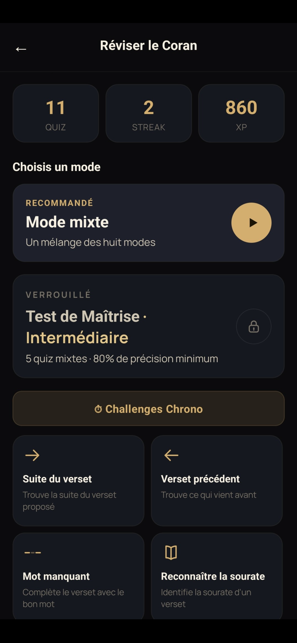 QuranFlow : Mémoriser Coran screenshot 10
