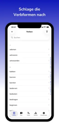 Screenshot von Werkwoordleraar auf dem iPhone 4