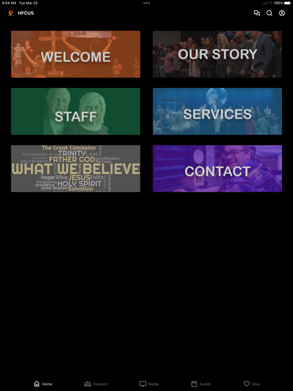 Heritage Fellowship US iPad screenshot 1 - Education app