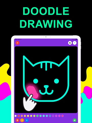Drawing for kids 3+ Tiny Art iPad screenshot